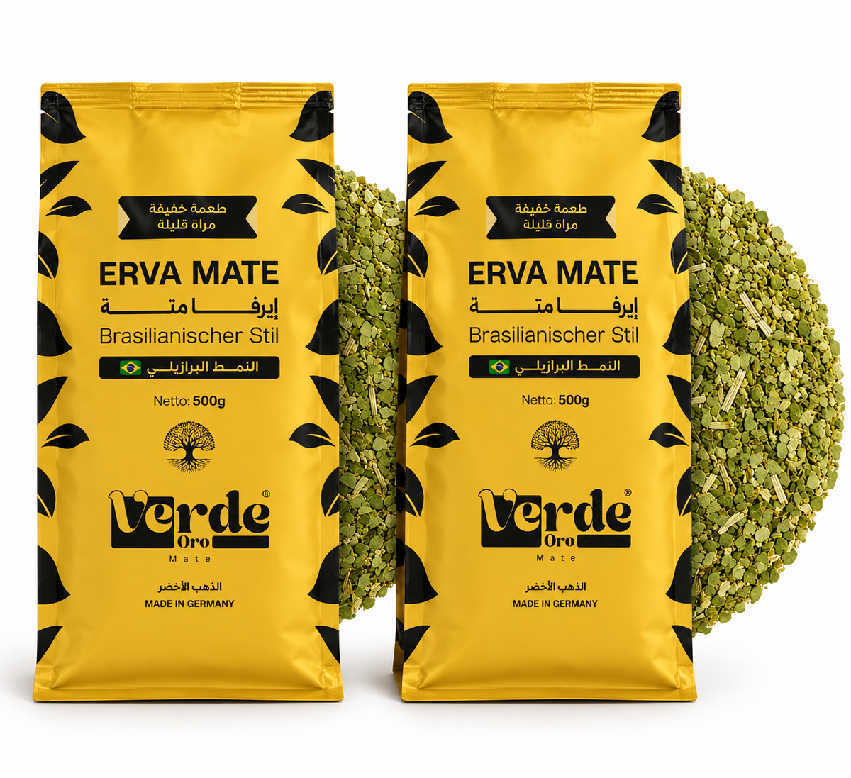 Brasilianischer Mate-Tee - Mittelgrober Schnitt - 500g