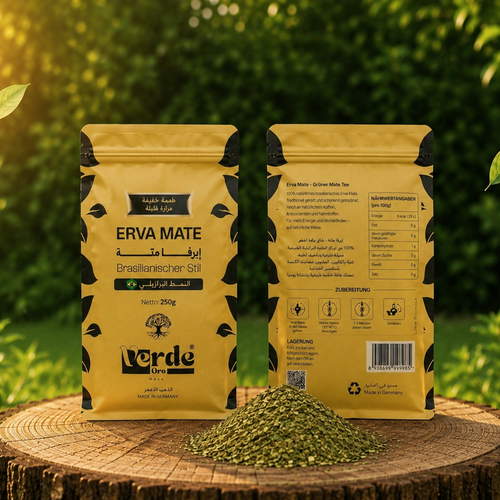 Brazilian Style Yerba Mate - Medium Coarse Cut - 250g