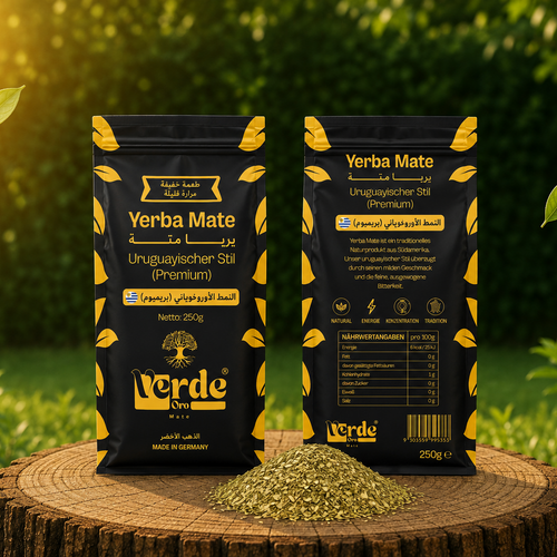 Premium Uruguayan Style Yerba Mate – Coarse Cut - 250g