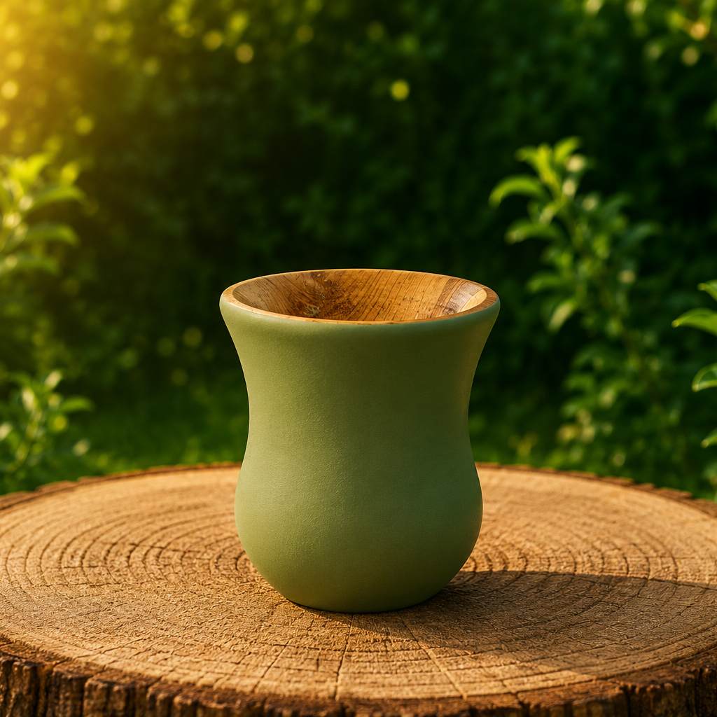 Natural Imbuia Wood Mate Cup – Handmade Craftsmanship